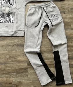 Wholesale High Quality Customizable Men's Winter Front Embroidery Solid Breathable Windproof Crew Neck Streetwear <b>Fleece</b> - Product Image 4