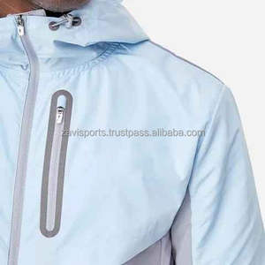 Ensemble de survêtement pour homme, veste et pantalon en tissu respirant et tendance, coupe-vent personnalisé, fermeture éclair, vêtements de sport doux - Product Image 5