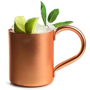 Venta caliente Eco Friendly Moscow Mule Mug con mango de cobre textura martillada y pulido de espejo perfecto para café o uso de regalo - Product Image 5