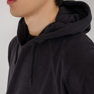 Pull en éponge français poids lourd 500 GSM épais goutte épaule vierge personnaliser surdimensionné à capuche hommes sweats à capuche - Product Image 6