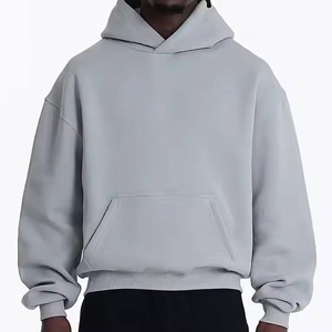 Nouveauté 2024 : Sweat à capuche zippé pour homme, en molleton d'été 100% coton, broderie vieillie écologique, dernière tendance streetwear - Product Image 2