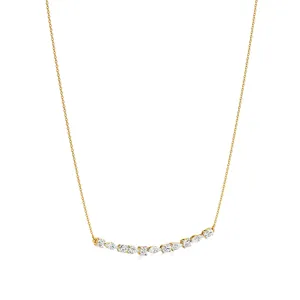 สร้อยคอประดับเพชรทรงหลายเหลี่ยมเรเดียนท์ - Product Image 2