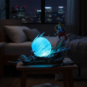 Figuras de Resina de Dragon Ball Z, Buu vs Goku, Origen de la Animación Japonesa - Product Image 3