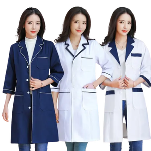 Manteaux d'hôpital et de laboratoire à manches longues et complètes personnalisés en gros pour hommes - Product Image 3