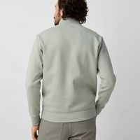Service OEM Sportsly – Ensemble sweat à capuche unisexe personnalisé brodé, en polaire respirant, couleur unie, avec fermeture éclair quart de tour, haute qualité, 100 % coton