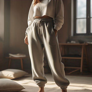 Baggy Sweatpants <b>Women</b> Sports Heavyweight Jogging Drawstring Waist Trouser Pajama Street Style Oversize <b>Sweat</b> <b>Pants</b> Ladies - Product Image 5