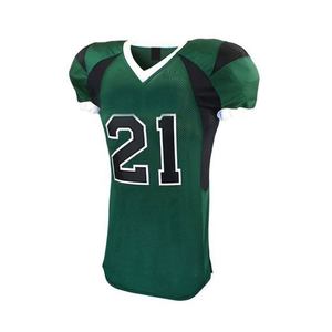 Fabricant d'usine, uniforme de football américain à manches courtes respirant personnalisé avec un design moderne, polyester de haute qualité - Product Image 2