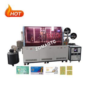 Cartes bancaires Visa Master poinçonneuse cartes de débit de crédit Sim coupe fabrication Production Contact cartes Ic fraiseuse - Product Image 2