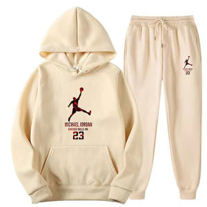 2025 hombres transpirable de secado rápido antibacteriano polar Sudadera con capucha traje Casual deportes invierno conjunto - Product Image 1