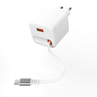 Pengisi daya cepat dapat ditarik 30W | Kabel 80cm | PD3.0 & QC penuh protokol | Colokan tersedia (AS/EU/Inggris) | Untuk Laptop, Tablet & ponsel