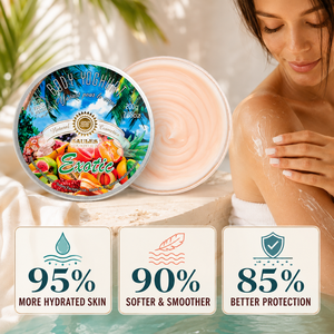 Crème hydratante pour le corps au yaourt exotique, soin nourrissant léger pour une peau douce, lisse et soyeuse, hydratant corporel premium - Product Image 2