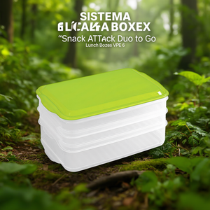 SISTEMA Klickbox 'Snack Attack Duo to Go' Scatole per il Pranzo VPE 6 - Product Image 3