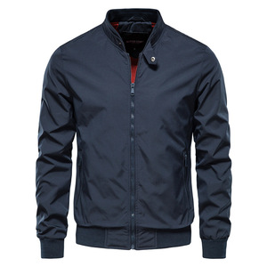 ... Chaqueta bomber para hombre, tela ligera y transpirable, cierre frontal con cremallera completa, perfecta para actividades diarias al aire libre y viajes - Product Image 3