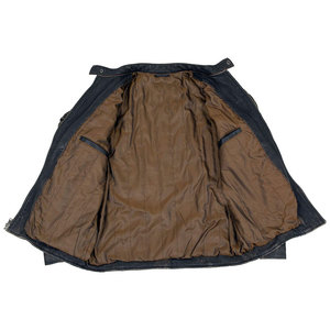 Vestes de course moto imperméables et respirantes 100% cuir, col montant, écologiques, vêtements de sport pour hommes - Product Image 6