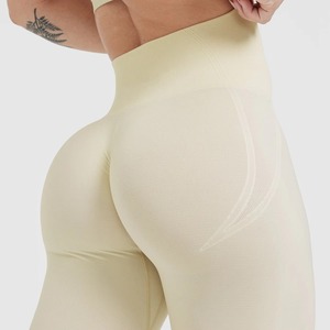 Mallas de gimnasio antibacterianas con estampado elástico para mujer con aspecto esculpido y compresión de cintura alta para ejercicio de baile deportivo - Product Image 5