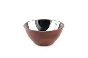 Tazón de Madera Natural Ecológico Accia, con Intrincado Estampado de Esmalte, Apto para Lavavajillas, Elegante Centro de Mesa para Salas de Estar y Comedor - Product Image 3