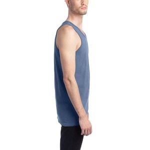 Débardeurs de fitness sans manches personnalisés OEM pour hommes Vêtements grande taille en coton respirants Débardeurs à col rond style rue haute - Product Image 3