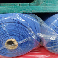 Tissu coréen polyester spandex uni teint solide diverses couleurs polyester spandex meilleure qualité tissu polyester textile