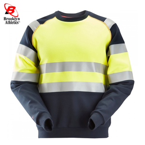 Camisa de manga larga Hi Vis High Viz Visibilidad Manga larga Seguridad Trabajo sudaderas Hombre Ropa DE TRABAJO - Product Image 4