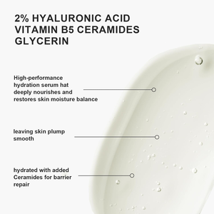 Suero Facial de Ácido Hialurónico + <span class=keywords><strong>B5</strong></span> de Marca Privada 1oz - Hidratación Profunda y Reparación de la Barrera Cutánea con Ceramida para una Piel Más Tersa y Voluminosa - Product Image 2