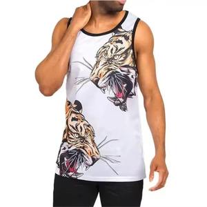 Camiseta de algodón para correr con logotipo personalizado al por mayor, camiseta sin mangas de gimnasio para hombre, ropa de entrenamiento deportiva transpirable informal con servicio OEM - Product Image 5