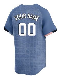 T-shirt personnalisé unisexe pas cher avec logo, nom et numéro d'équipe américaine, maillot de baseball cousu sur mesure - Product Image 1