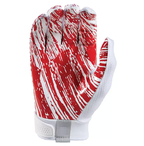 ถุงมืออเมริกันฟุตบอลสำหรับผู้ชายหนัง PU สวมใส่สบายพร้อมการสนับสนุนและการป้องกันพิมพ์โลโก้ตามสั่ง - Product Image 2