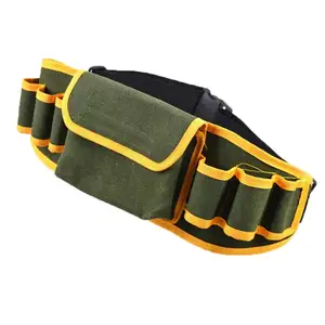 Heavy Duty Durable Gardening Cleaning Tool Kit Organizer Waist Bag Multi Function 7 Pockets Garden Tool Storage Belt Bag