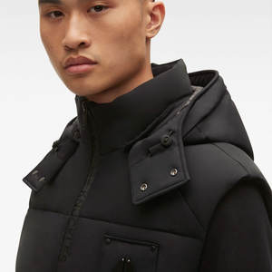 Veste sans manches pour homme en duvet, grande taille, décontractée, unie, chaude pour l'hiver, vente en gros, veste d'hiver 2022 - Product Image 5