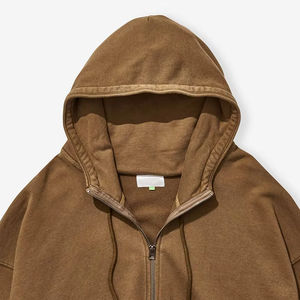 Sweat à capuche brodé personnalisé pour hommes, poids lourd Basics, avec poches, manches longues et masque d'hiver, sweatshirts en coton mélangé - Product Image 4