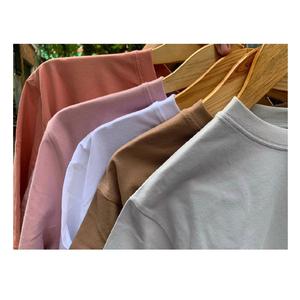 T-Shirt décontracté à manches courtes pour femmes teint en fil tricoté multi-taille longueur régulière anti-boulochage tenue quotidienne décoration de Logo personnalisé - Product Image 6