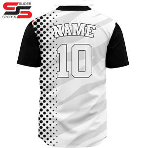 T-shirt en jersey de baseball fendu personnalisé Offre Spéciale pour hommes vêtements de sport personnalisés avec nom et numéro cousus vêtements de sport - Product Image 2