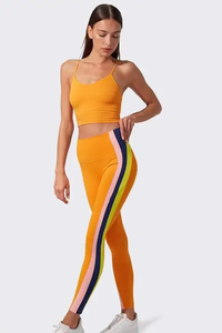 Women's High Waist Seamless Knitted Yoga <b>Leggings</b> Cotton Anti-Bacterial Breathable Casual Style Standard <b>Thickness</b> - Product Image 4