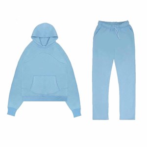 ชุดวอร์มเล่นกีฬามีฮู้ด2ชิ้นสำหรับผู้ชายชุดกีฬาวิ่งออกกำลังกาย - Product Image 4