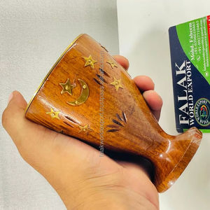 Quemador de Incienso de Resina y Madera de Diseño Moderno y Lujo, Porta Bakhoor Hecho a Mano con Recipiente de Metal Resistente al Calor para Fragancia en el Hogar por FWE - Product Image 1