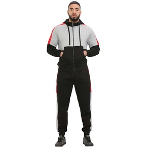 ชุดวอร์มวิ่งออกกำลังกายสีดำชุดวอร์มสีดำ - Product Image 6