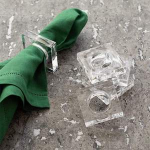 Anillos de Servilletas y resina con estilo personalizados hechos a mano vintage elegantes y modernos - Product Image 6