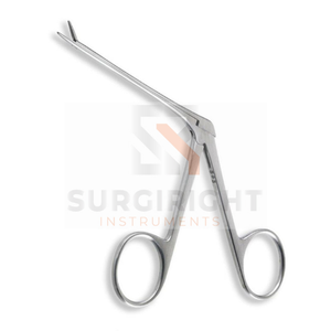 Manual Alligator Forceps High Quality Plastic <b>Zip</b> Bag PK Asia Micro Laryngeal Serrated Forceps Class By Surgiright Instrument - Product Image 1