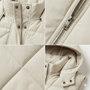 Chaleco Acolchado Cortavientos Reversible para Hombre Estilo Urbano, Ropa de Invierno, Proveedor OEM al por Mayor Personalizado - Product Image 3