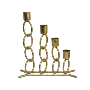 Candelabro Menorah de metal con siete portavelas Menorah, Menorah judía Uso en decoración ligera por decor IMPEX - Product Image 4