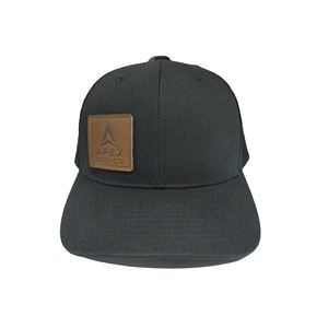 Wholesale High Quality Leather Patch Logo Trucker <b>Hat</b> with Your Logo, <b>Vintage</b> Fashion for Everyone, Crafted in Injae Vina Vendor - Product Image 1