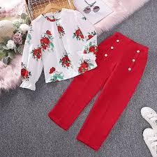 Set di Abbigliamento Casual per Ragazze di Alta Qualità da Esportazione dal Bangladesh con Motivo Stampato MOMO BD 100% Cotone Morbido - Product Image 4