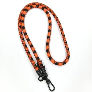 Hot Sale <b>Polyester</b> Phone Bag <b>Lanyard</b> Adjustable Round Outdoor Crossbody Neck Promotional 10mm Cotton Rope <b>Lanyards</b> with Logo - Product Image 3