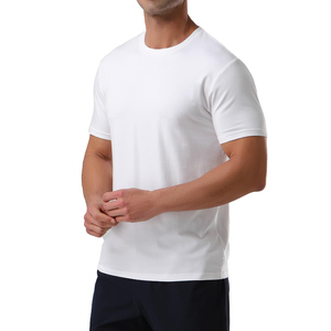 Ropa de Verano Casual para Hombre de Alta Calidad, Manga Corta, Color Sólido, Transpirable, de Secado Rápido, 200g, Precio al por Mayor - Product Image 3