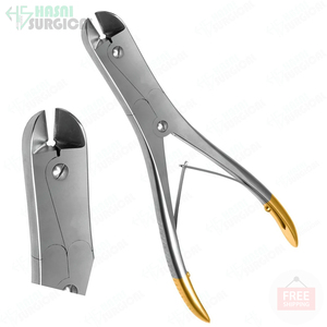 Pinzas para Cortar Huesos y Cortadores de Alambre Manuales, Instrumentos Quirúrgicos Ortopédicos de Acero Inoxidable Reutilizables, Certificación CE Clase I - Product Image 3