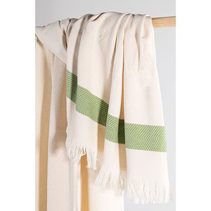 Toalla de playa Peshtemal de 100% algodón-Comodidad natural y estilo de lujo - Product Image 2