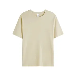 도매 공장 직접 판매 반팔 라운드 넥 셔츠 남성 티셔츠 100% 순수 코튼 화이트 티셔츠