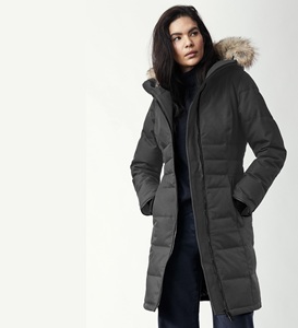 Chaqueta gris oscuro de alta calidad, chaquetas impermeables para mujer, abrigos con logotipo personalizado, chaquetas Parka a prueba de viento de talla grande - Product Image 5