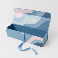 Boîte cadeau en papier pliable magnétique de qualité supérieure avec formes personnalisables, revêtement UV et caractéristiques d'emballage haut de gamme