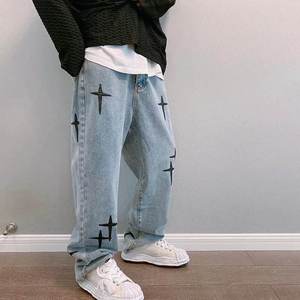 Kaufen Sie echte atmungsaktive Baggy <span class=keywords><strong>Jeans</strong></span> Top-Qualität Übergröße Herrenjeans OEM-Service verfügbar